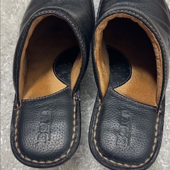 Born post II black clog shoes women’s 7 - Picture 5 of 7
